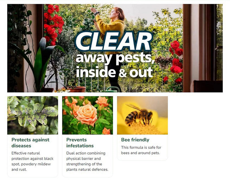 Fungusclear Pesticde Free Plant Shield Spray 800ml