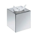 Devon Cube Tissue Box Holder Chrome (Pack of 6) 4458