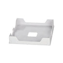 Devon Cube Tissue Box Holder Black (Pack of 6) 4621
