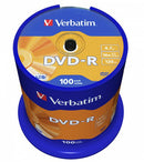 Verbatim DVD-R Non-Printable Spindle 16x 4.7GB (Pack of 100) 43549