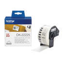 Brother DK22225 Continuous Paper Label W38mm Black on White DK22225
