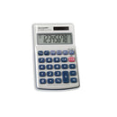 Sharp Silver 8-Digit Hand Held Pocket Calculator EL240SAB