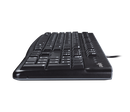 Logitech K120 Business Keyboard Spill Resistant Low Profile Quiet Keys Black 920-002524