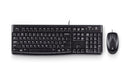Logitech Black Mk120 Wired Keyboard And Mouse Set 920-002552