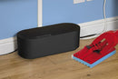 D-Line Cable Tidy Unit 420x160x135mm Large Black EU/CTULGEB/SW