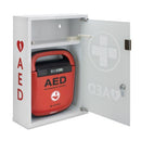 Mediana AED Metal Wall Cabinet with Glass Door and Alarm Lockable Large 300x145x460mm 3098