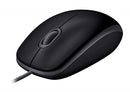 Logitech B110 Wired Optical Mouse Silent USB Black 910-005508