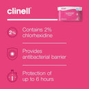 Clinell Chlorhexidine Wash Gloves (Pack of 8) CHGWGL8