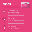 Clinell Chlorhexidine Wash Cloths (Pack of 80 CHGWC8