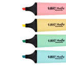 Bic Tank Highlighters Pastel Assorted (Pack of 4) 517953