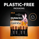 Duracell Plus AA Battery Alkaline 150% Extra Life Power Boost (Pack of 10) 5015842+