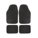 Goodyear 4 Piece Velour Car Mat Set Black 904526