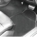 Goodyear 4 Piece Velour Car Mat Set Black 904526