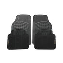 Goodyear 4 Piece Rubber Car Mat Set Black 904506
