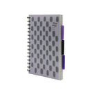 Europa Splash Project Book 200 Lined Pages A5 Purple Cover (Pack of 3) EU1508Z