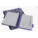 Europa Splash Project Book 200 Lined Pages A5 Purple Cover (Pack of 3) EU1508Z