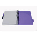 Europa Splash Project Book 200 Lined Pages A5 Purple Cover (Pack of 3) EU1508Z