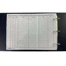 Exacompta Guildhall Loose-Leaf Visitors Book Landscape Black T40