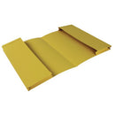 Exacompta Guildhall Legal Double Pocket Wallet Foolscap Yellow (Pack of 25) 214-YLW