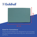 Exacompta Guildhall Full Flap Pocket Wallet Foolscap Blue (Pack of 50) PW2-BLU