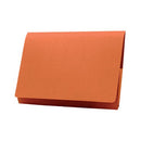 Exacompta Guildhall Full Flap Pocket Wallet Foolscap Orange (Pack of 50) PW2-ORG