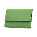 Exacompta Guildhall Document Wallet Foolscap Green (Pack of 50) GDW1-GRN