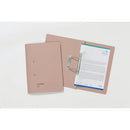 Exacompta Guildhall Transfer Spiral File 315gsm Foolscap Buff (Pack of 50) 348-BUF