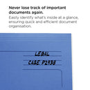 Exacompta Forever Document Wallet Manilla Foolscap Bright Blue (Pack of 25) 211/5001