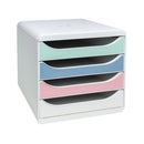 Exacompta Autentik Big Box Drawer Set Assorted 310303D