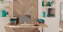 Exacompta Skandi Big Box Recycled 4 Drawer Set Assorted 310606D