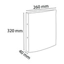 Iderama A4 Ring Binder 2 Ring 30mm Assorted (Pack of 10) 54929E