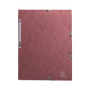 Exacompta Skandi Elasticated 3 Flap File A4 Assorted (Pack of 4) 55270E