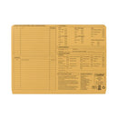 Exacompta Guildhall Pre-Printed Human Resources File 315gsm Yellow (Pack of 50) 211/1300Z