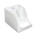 Exacompta Autentik Multi Compartment Pen Box White 69513D