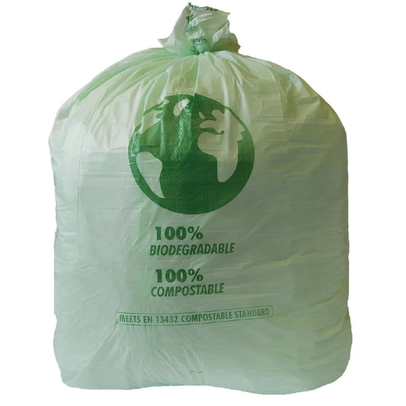 Compostable Biodegradable Food Waste LARGE 70 Litre Bin Liner Roll (10 Bags)