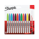 Sharpie Permanent Marker Fine Assorted (Pack of 12) 1986438