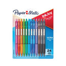 PaperMate Inkjoy 300Rt Ballpoint Medium 1.0mm Tip Assorted (Pack of 24) 2223899