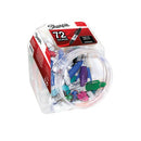 Sharpie Mini Permanent Markers with Key Ring Pocket-Sized Fine Point Assorted (Pack of 72) S0811300