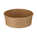 Go-Pak Round Kraft Bowl PE Lined 1300ml Kraft (Pack of 300) D48003