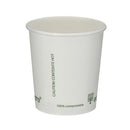 Go-Pak Single Wall Coffee Cup PLA Lined 4oz White (Pack of 1000) B01020
