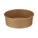 Go-Pak Round Kraft Bowl PE Lined 500ml Kraft (Pack of 300) D48000