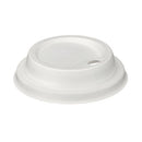 Go-Pak Moulded Fibre Coffee Cup Lid 8oz White (Pack of 1000) D06031
