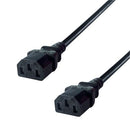 Connekt Gear 2.5m Mains Splitter Cable Plug To 2 C13 Sockets 27-0115B