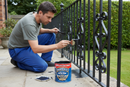 Hammerite Direct to Rust Metal Paint Smooth Finish – Black, 1 Litre