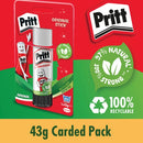 Pritt Stick Large 43g Glue Stick (12 Pack) 1456075