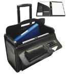 Monolith Leather Look Rolling Pilot Case Pvc Black 2179
