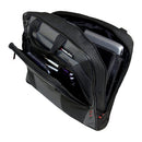 Monolith Nylon Laptop Messenger Bag Black And Grey 2400