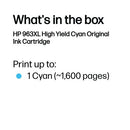 HP 963XL Original Ink Cartridge High Yield Cyan 3JA27AE