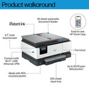 HP OfficeJet Pro 8122e A4 3-in-1 Wireless Colour Inkjet Printer 405U3B