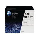 HP 55X Original LaserJet Toner Cartridge High Yield Black 2-pack CE255XD